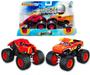 Imagem de Kit 2 Carrinhos Furious Machine Monster Truck 1:64 Big Foot