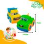 Imagem de Kit 2 Carrinhos Monta Desmonta p/ Bebês Brinquedo Infantil