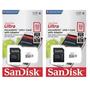 Imagem de Kit 2 Cartão de Memória Micro SD Class 10 32GB Sandisk Ultra