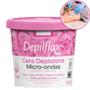 Imagem de Kit 2 Cera Quente Pronta Depilatória Depilação Corporal Facial Sobrancelha Micro-ondas + Óleo Removedor Depilflax