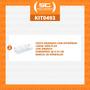 Imagem de KIT - 2 Cestos com divisórias Branco New Plus - Sa Gondolas