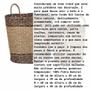 Imagem de Kit 2 Cestos Decorativos Seagrass Terracota 50x39x39 - Fibra Natural