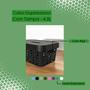 Kit 2 Cestos Organizadores com Tampa 4,5 Litros 26x18x11 Caixa Organizadora Multiuso Rattan - Usual Utilidades Imagem de Kit 2 Cestos Organizadores com Tampa 4,5 Litros 26x18x11 Caixa Organizadora Multiuso Rattan