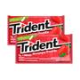 Imagem de Kit 2 Chiclete Trident Morango 8g com 5 Unidades