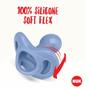 Imagem de Kit 2 Chupeta Nuk Sensitive Soft 100% Silicone Tam 1 0-6 Mes