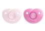 Imagem de Kit 2 chupetas avent soothie ursinho 0% bpa - 0-6 meses-rosa-philips avent