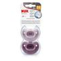 Imagem de Kit 2 Chupetas Sensitive Soft Fashion 100% Silicone Oral Fit S1 NUK 0 a 6 Meses