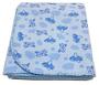 Imagem de Kit 2 Cobertor Bebe Flanelado Estampado 90 cm x 110 cm Com Croche