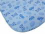 Imagem de Kit 2 Cobertor Bebe Flanelado Estampado 90 cm x 110 cm Com Croche