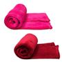 Imagem de Kit 2 Cobertores Pet Cor Rosa E Vermelho