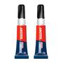 Imagem de Kit 2 Colas Super Bonder 3g Original Loctite Multiuso Ultra Forte Instantânea Resistente