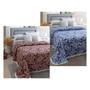 Imagem de Kit 2 Colchas Casal Chenille Canelada Jolitex 220x240 cm