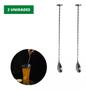 Imagem de Kit 2 Colher Bailarina Aço Inox Drinks Coquetel Jarra Suco Bar