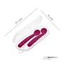 Imagem de Kit 2 Colheres de Silicone com Estojo First Bites Multikids