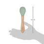 Imagem de Kit 2 Colheres Silicone E Bambu Introdução Alimentar