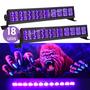 Imagem de Kit 2 Com Ribalta Luz Negra Com 18 LEDs Ultra Violeta LKUV9X2