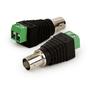 Imagem de Kit 2 Conectores BNC Femea Com Borne Para Cftv BBNCF