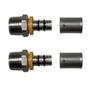 Imagem de Kit 2 Conexão Fixa Para Gás Rm 1/2'' 16Mm Pex Multicamadas