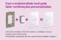 Imagem de KIT 2 Conjunto 1 Interruptor Simples 4x2 Branco Pial Zeffia