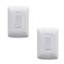 Imagem de Kit 2 Conjunto 4x2 1 Interruptor Simples Tramontina Aria 6A