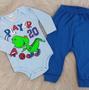 Imagem de Kit 2 conjunto body Saruel Masculino sortido: cores e estampas variadas 
