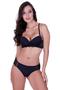 Imagem de Kit 2 Conjunto com Bojo com Detalhes em Renda - KIT 2 GISELE PRETO ROSA