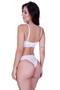 Imagem de Kit 2 Conjunto de Lingerie com Bojo e Renda Com Elástico Anatômico - KIT 2 CONJ. JESSICA ROSA BRANCO