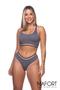 Imagem de Kit 2 Conjunto Fitness Top Nadador com Calcinha Tanga Ginástica Academia Sutia Sem Bojo Atacado Lingerie para malhar