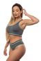 Imagem de Kit 2 Conjunto Fitness Top Nadador com Calcinha Tanga Ginástica Academia Sutia Sem Bojo Atacado Lingerie para malhar