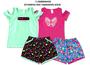 Imagem de Kit 2 Conjunto Infantil Feminino Roupa de Verão Menina