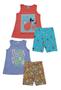 Imagem de Kit 2 Conjunto Infantil Juvenil Verão Roupa Criança Menina