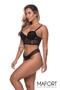 Imagem de Kit 2 Conjunto Lingerie Cropped Renda Sutiã Calcinha Fio Dental Duplo Moda Intima Feminino Atacado Blogueira Super Luxo