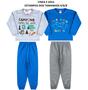 Imagem de Kit 2 Conjunto Moletom Infantil Menino Roupa Atacado