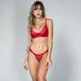 Imagem de Kit 2 Conjuntos Lingerie Calcinha e Sutiã Com Aro Renda Sem Bojo