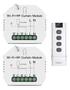 Imagem de Kit 2 Controlador Cortina Wifi Alexa Google Home + Controle