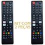Imagem de Kit 2 Controle Compatível Com Samsung Smart Hulu Bn59-01315a