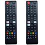 Imagem de Kit 2 Controle Compatível Com Samsung Smart Hulu Bn59-01315a