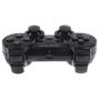 Imagem de Kit 2 Controle Joystick Sem Fio Wireless Analógico Double Shock Preto para Vídeo Game Ps3
