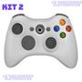 Imagem de Kit 2 Controle Xbox 360 Sem Fio - Maxmidia