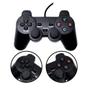 Imagem de Kit 2 Controles Compatível com Ps2 Com Fio Manete Jogos Alta Resistência