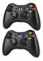 Imagem de Kit 2 Controles Compatível Xbox 360 Pc Notebook Celular Com Fio Joystick