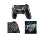 Imagem de Kit 2 Controles Joystick Manete Compativel Playstation 4  Ps4 Sem Fio PC Wireless Bluetooth Recarregavel 