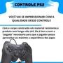 Imagem de Kit  2 Controles Joystick Manete ps2 ps1 Plug And Play dualshock Com Memory Card 16gb