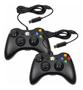 Imagem de Kit 2 Controles X360 Joystick Com Fio Usb Compatível c/ Xbox e Pc
