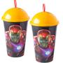 Imagem de Kit 2 Copo Homem de Ferro Infantil Marvel Vingadores 500 ml