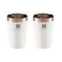 Imagem de Kit 2 Copo Stanley Beer Tumbler Happy Hour Pale Stone 384ml Cada