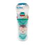 Imagem de Kit 2 copos de transição infantil buba parede dupla animal fun antivazamento com canudo retrátil silicone