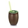Imagem de Kit 2 Copos Fruta Kiwi com Canudo 650 Ml  Injetemp 