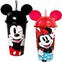 Imagem de Kit 2 Copos Mickey e Minnie C/ Orelhas Disney 500 ML