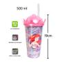 Imagem de Kit 2 Copos Pequena Sereia Princesa Ariel com Coroa 530ml